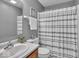 Updated bathroom featuring a new vanity and fresh decor at 5010 Donner Ln, Indianapolis, IN 46268