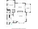 Detailed floor plan featuring an eat-in kitchen, living room, dining area, sunroom, bath, pantry, hall and foyer at 5615 N Pennsylvania St, Indianapolis, IN 46220