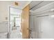 Bathroom and tub combination with white tile at 5841 N Parker Ave, Indianapolis, IN 46220