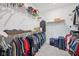 Spacious walk-in closet with ample hanging space and shelving for organized storage at 624 Faudree Dr, Westfield, IN 46074