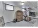 Finished basement with closet, shelving and a post office box cabinet at 629 S Miller St, Shelbyville, IN 46176