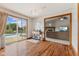 Bright breakfast nook with sliding door access to the pool deck, offering seamless indoor-outdoor living at 6629 Woodcrest Dr, Avon, IN 46123