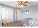 Cozy bedroom with carpet, neutral walls, and a closet at 6635 Blackthorn Dr, Indianapolis, IN 46221