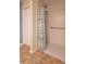 Shower stall with curtain and accessibility grab bar at 6635 Blackthorn Dr, Indianapolis, IN 46221