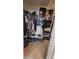 Walk in closet full of clothing and shoes at 6842 Arrowhead Dr, Brownsburg, IN 46112