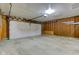 Spacious two-car garage featuring ample storage space and an automatic door opener at 7239 Wet Rock Ct, Indianapolis, IN 46236
