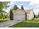 Charming single-story home featuring a two-car garage, front yard and brick accents at 779 Alvey Ct, Greenwood, IN 46143