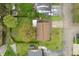 Aerial view of the home showcasing the roof and lawn at 8306 Corkwood Dr, Indianapolis, IN 46227
