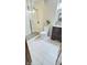 Modern bathroom with a glass-enclosed shower, tiled walls, and sleek vanity at 907 Corey Ln, Plainfield, IN 46168