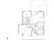 Detailed floor plan showcasing the layout of the home, including the kitchen, bedrooms, and living areas at 9231 E Poynter Dr, Morgantown, IN 46160