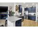 Modern kitchen features stainless steel appliances, sleek countertops, and contemporary finishes at 9508 Oakley Dr, Indianapolis, IN 46260