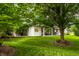 Lush backyard with a covered patio perfect for outdoor relaxation and entertaining at 9678 Winter Way, Zionsville, IN 46077