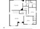 Upstairs floor plan featuring bedrooms, bathrooms, walk-in closets, and a utility room at 10187 Yosemite Ln, Indianapolis, IN 46234