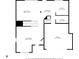 Detailed floor plan showcasing the layout of the ground floor, including the kitchen, living spaces, and garage at 10187 Yosemite Ln, Indianapolis, IN 46234