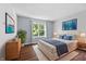 Cozy bedroom with hardwood floors, natural light, and decorative accents at 10427 Apple Creek Dr, Indianapolis, IN 46235
