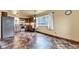 Well-lit kitchen with stainless steel appliances, light wood cabinets, and linoleum flooring at 10965 W Base Line Rd, Jamestown, IN 46147