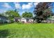 Expansive backyard featuring a deck perfect for outdoor gatherings and relaxation at 12606 Markay Dr, Fishers, IN 46038