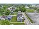 Great aerial view of a home nestled within a neighborhood, showcasing a tidy lawn, nearby streets, and green trees at 134 N Elder Ave, Indianapolis, IN 46222