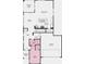 Layout of the home's first floor featuring a guest suite, kitchen, dining, great room, and garage at 15946 Meadow Frost Ct, Fishers, IN 46037