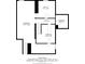 Basement floor plan featuring storage, utility area, hall, and spacious main room with dimensions at 1805 Center Valley Rd, Martinsville, IN 46151