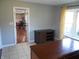 View of office leading to an open-concept living space, and a window seat area at 2020 N Hickory Blvd, Greenfield, IN 46140