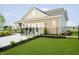 This home features a fenced yard and well-manicured lawn creating a beautiful outdoor space at 278 Evening Bay Ct, Pendleton, IN 46064