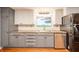 Bright and airy kitchen featuring butcher block countertops, and stainless steel appliances at 4491 W 600 N, Anderson, IN 46011