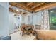 Finished basement with a dining area and cozy seating arrangement at 460 W Hinshaw Dr, Nineveh, IN 46164