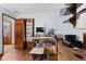 Bedroom features an ironing board and desk setup for versatile use at 476 Turnberry Ct, Avon, IN 46123