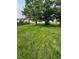 Expansive backyard featuring green grass and mature trees that provide shade at 4908 Elmhurst Dr, Indianapolis, IN 46226