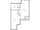 Basement floor plan displaying a bedroom, bathroom, utility room, WIC, and Gathering room at 5199 Green Valley Ln, Noblesville, IN 46062