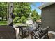 Relaxing deck featuring a seating area and grill, providing a delightful spot for outdoor gatherings at 5922 Broadway St, Indianapolis, IN 46220