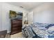 Comfortable bedroom featuring a television and easy access to the rest of the home at 5986 Regency Dr, Columbus, IN 47203