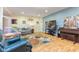 Cozy living room with comfortable seating, a large TV, and stylish decor creating a relaxed atmosphere at 5986 Regency Dr, Columbus, IN 47203