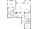 Detailed floor plan of the home highlighting the layout of bedrooms, bathrooms, living spaces, and kitchen at 6536 Apperson Dr, Noblesville, IN 46060
