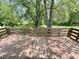 Expansive wooden deck, perfect for enjoying the serene backyard at 725 N State Road 75, Lebanon, IN 46052
