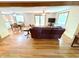 Cozy living space featuring hardwood floors, natural light and open concept design at 725 N State Road 75, Lebanon, IN 46052
