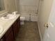 Bathroom featuring vanity and toilet at 847 Sylvan St, Whiteland, IN 46184