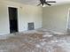 Bedroom with ceiling fan, ensuite bathroom, and closet at 847 Sylvan St, Whiteland, IN 46184