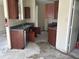 Kitchen with wood cabinets and stainless steel appliances at 847 Sylvan St, Whiteland, IN 46184