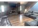 Inviting living room featuring a fireplace, built-in shelving, and comfortable seating at 920 Corey Ln, Plainfield, IN 46168