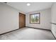 Bedroom with neutral carpet and a large window overlooking the yard at 110 Leichester Ct, Noblesville, IN 46060