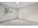 Bedroom with neutral carpet, recessed lighting and a large window with blinds at 110 Leichester Ct, Noblesville, IN 46060