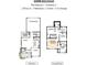 Detailed floor plan showcasing a 3-bedroom, 2.5-bath layout with a 2-car garage and functional living spaces at 12204 Vera Ct, Noblesville, IN 46060