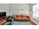 Home office with a desk, comfortable seating, and natural light at 13191 Roma, Carmel, IN 46074