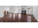 Bright living area with hardwood floors, a fireplace, and ample natural light at 2078 Seneca Ln, Plainfield, IN 46168