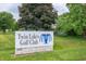 Twin Lakes Golf Club sign with well-maintained landscaping at 3545 Inverness Blvd, Carmel, IN 46032