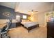 Comfortable bedroom with a ceiling fan, a modern color palette, and ample natural light for rest and style at 524 W Campbell St, Edinburgh, IN 46124