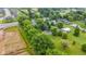 Aerial view of property featuring beautiful homes, mature trees and lush greenery at 6575 E 171St St, Noblesville, IN 46062