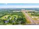 Aerial view of home featuring mature trees, new construction and large lot at 6575 E 171St St, Noblesville, IN 46062